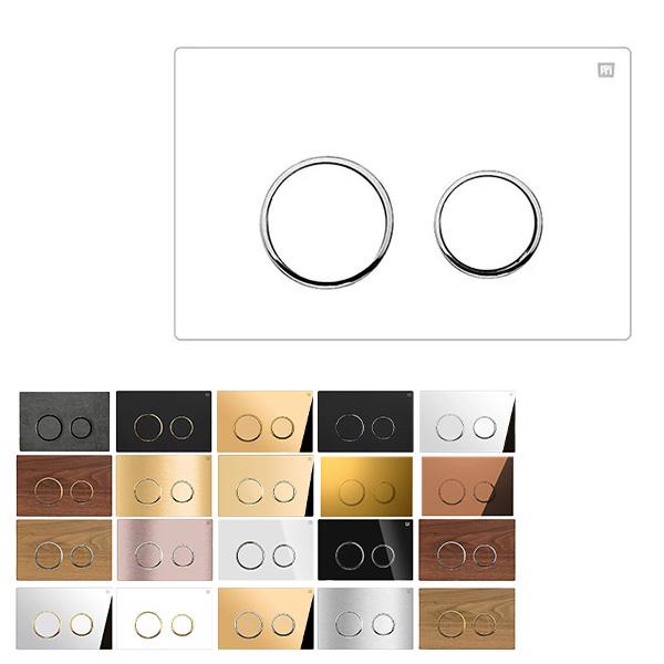 24 صفحه کلید فلاش تانک توکار ایران مدل گرد