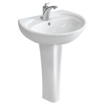 روشویی پایه دار چینی کرد مدل آرین 57