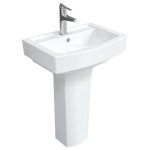 روشویی پایه دار چینی کرد مدل دافنه 56