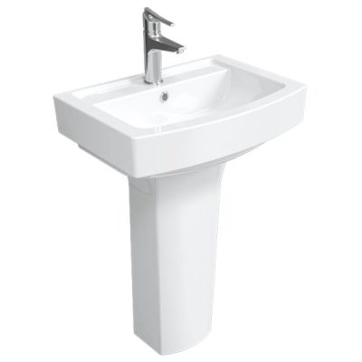 روشویی پایه دار چینی کرد مدل دافنه 56