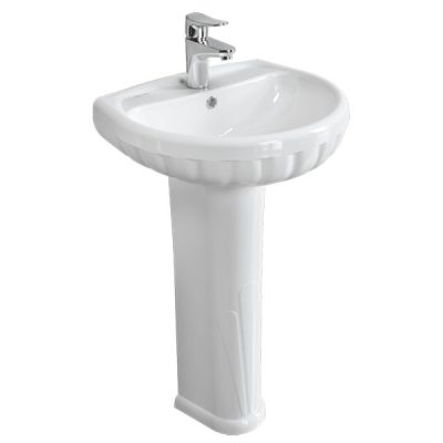 روشویی پایه دار چینی کرد مدل مونیکا 50