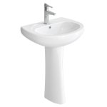 روشویی پایه دار چینی کرد مدل کاملیا 55