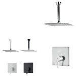 شیر حمام توکار کی دبلیو سی مدل آوا تیپ۱ KWC