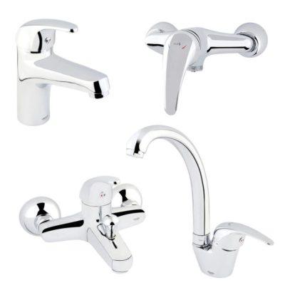 ست شیرآلات شودر مدل اطلس