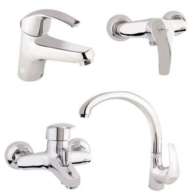 ست شیرآلات شودر مدل پاریس