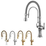 شیر ظرفشویی فنری دوکاره آویسا مدل گرانده