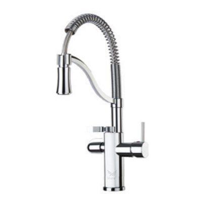 شیر ظرفشویی فنری دوکاره شاهین مدل الماس