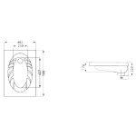 توالت ایرانی مروارید مدل پارمیدا تخت