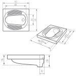 توالت ایرانی مروارید مدل موندیال گود