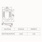 توالت ایرانی مروارید مدل الگانت گود