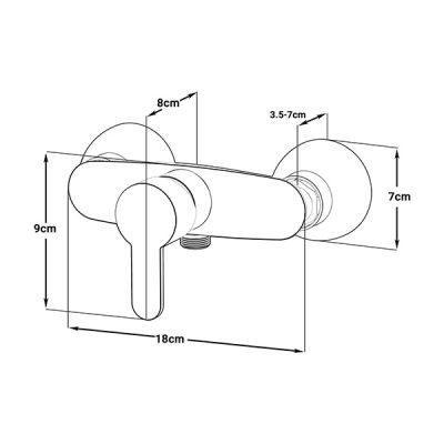 شیر توالت کاویان مدل گلسا