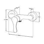 شیر توالت کاویان مدل آراز