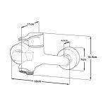 شیر حمام کاویان مدل آراز