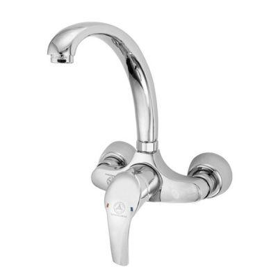 شیر ظرفشویی دیواری قهرمان مدل آلمانی