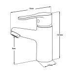 شیر روشویی کاویان مدل آراز