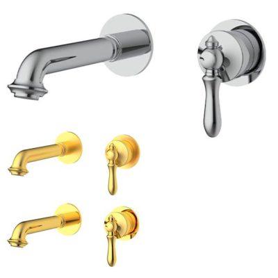 شیر روشویی توکار شودر مدل زیگموند دوتکه