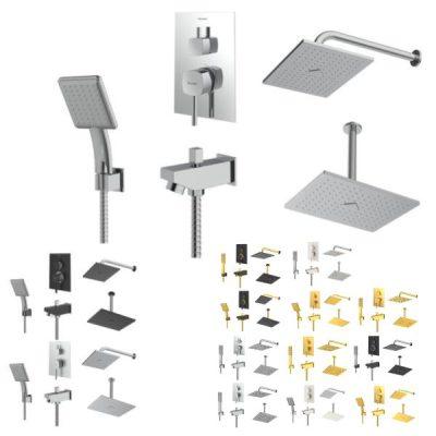 شیر حمام توکار شودر مدل رومر تیپ 4