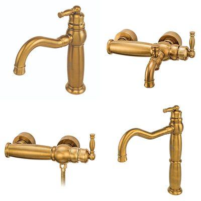 ست شیرآلات قهرمان مدل آنتیک