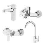 ست شیرآلات کاویان مدل گلسا