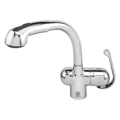 شیر ظرفشویی شلنگدار قهرمان مدل زدرا