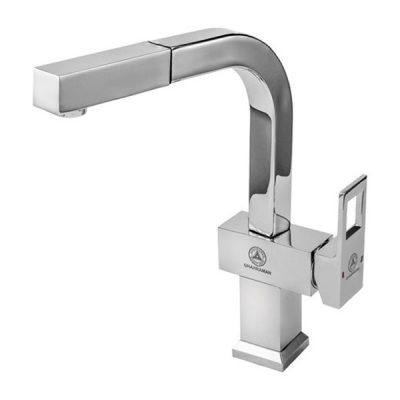 شیر ظرفشویی شلنگدار قهرمان مدل فلت رویال