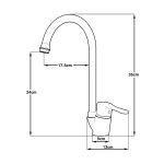 شیر ظرفشویی کاویان مدل آراز