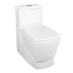 توالت فرنگی مروارید مدل مگا (خروجی به دیوار)