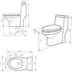 توالت فرنگی مروارید مدل تانیا