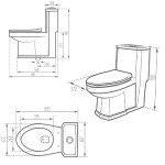 توالت فرنگی مروارید مدل رومینا