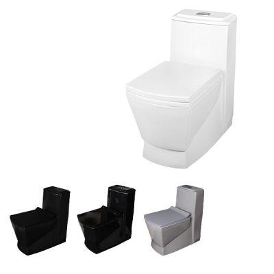 توالت فرنگی مروارید مدل مگا (خروجی به کف)