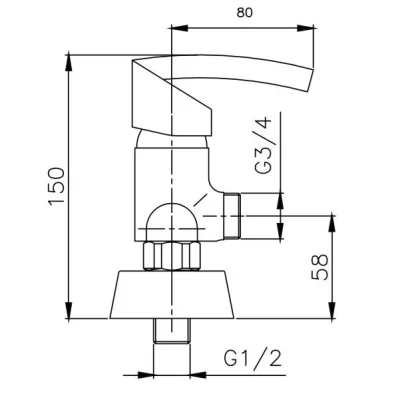 شیر توالت آویسا مدل لایت