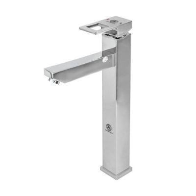 شیر روشویی پایه بلند قهرمان مدل فلت رویال