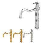 شیر روشویی پایه بلند قهرمان مدل آنتیک