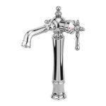 شیر روشویی پایه بلند قهرمان مدل نگین