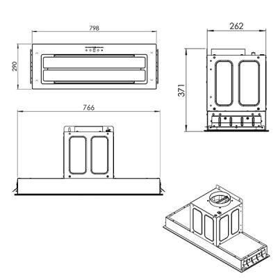 هود مخفی کن مدل آرتیما 13