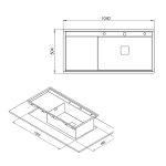 سینک باکسی توکار کن مدل BCN-305