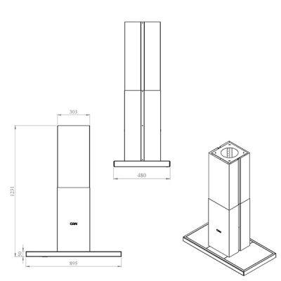 هود کن مدل 1430G