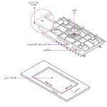 اجاق گاز رومیزی کن مدل GT502