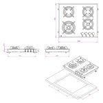 اجاق گاز رومیزی کن مدل IG6401