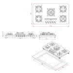 اجاق گاز رومیزی کن مدل IG8507