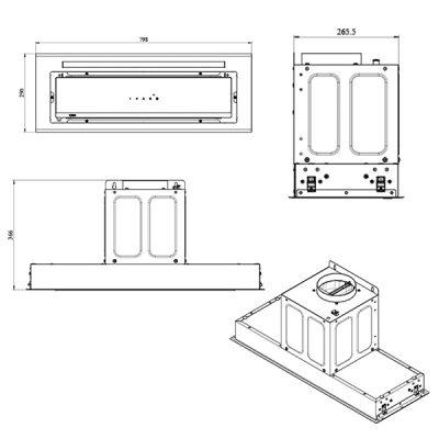 هود مخفی کن مدل مدل آرتیما 9