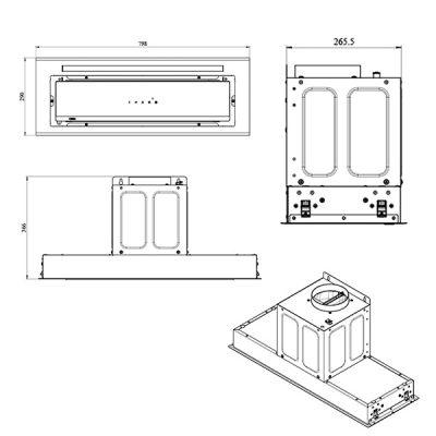 هود مخفی کن مدل آرتیما 10