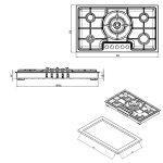 اجاق رومیزی کن مدل بتریا