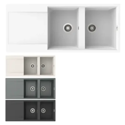 سینک گرانیتی توکار بیمکث مدل ۴۶۰۴