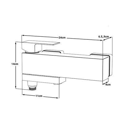 شیر حمام کاویان مدل نوژا