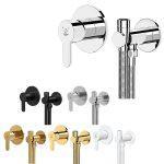 شیر توالت توکار کاویان مدل ساتین