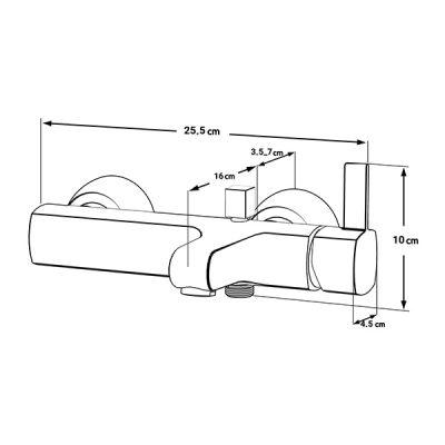 شیر حمام کاویان مدل ساتین