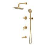 شیر حمام توکار کاویان مدل ساتین (سردوش دیواری)