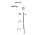 شیر حمام توکار کاویان مدل ساتین (سردوش دیواری)