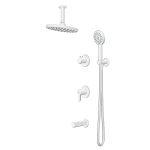 شیر حمام توکار کاویان مدل ساتین (سردوش سقفی)